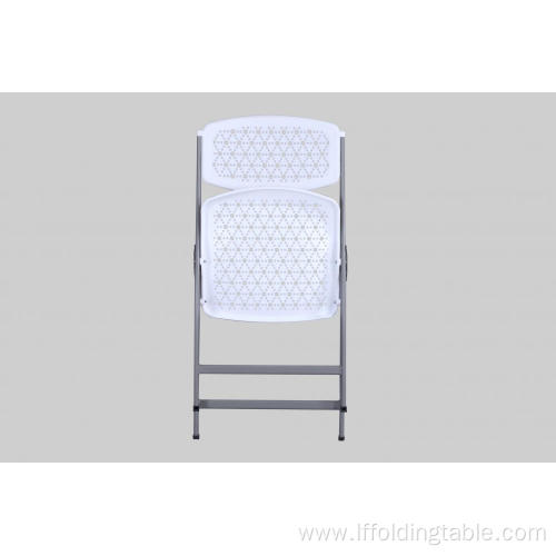 Plastic Party Folding Chair with Metal Frame